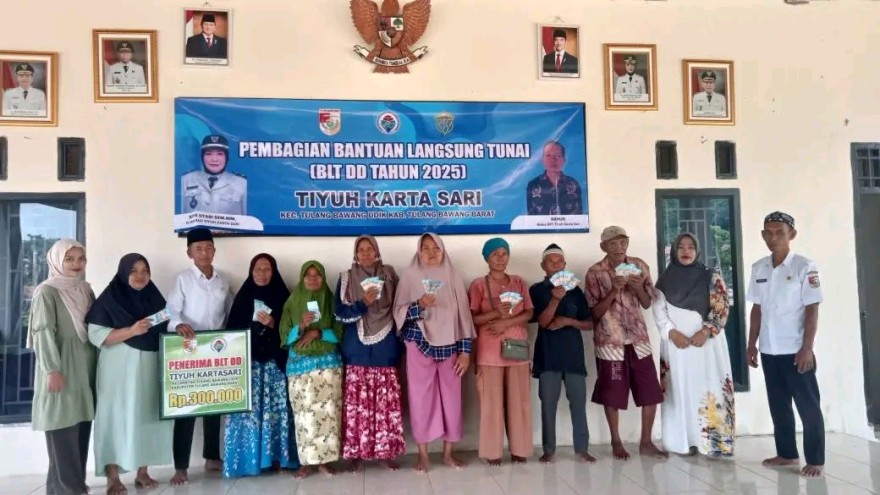 PEMBAGIAN BANTUAN (BLT-DD) BULAN JANUARI, FEBRUARI DAN MARET 2025